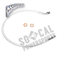Magnum - Magnum Sterling Chromite II Designer Series ABS Front Upper Brake Line - 7/16in., 35deg. Banjo - 22in. - AS37922 - Image 1