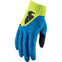 Thor - Thor Rebound Gloves - 3330-5172 - Blue/Acid - X-Small - Image 1