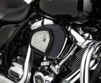 Arlen Ness - Arlen Ness Big Sucker Stage I Air Filter Kit for OEM Cover - Chrome - 18-458 - Image 3