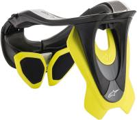 Alpinestars - Alpinestars BNS Tech-2 Neck Support - 6500019155L/XL - Black/Yellow Fluo - Lg-XL - Image 2
