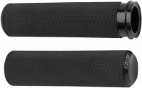 Arlen Ness - Arlen Ness Fusion Series Grips - Knurled - Black - 07-327 - Image 1