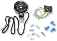 Baron Custom Accessories - Baron Custom Accessories Bullet Tachometer - 1in. - Black Face - BA-7570-01 - Image 1
