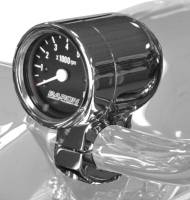Baron Custom Accessories - Baron Custom Accessories Bullet Tachometer - 1in. - Black Face - BA-7570-01 - Image 2