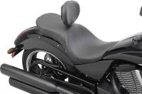 Drag Specialties - Drag Specialties Low Profile Touring Seat with Backrest Option - Smooth - 0810-1605 - Image 2