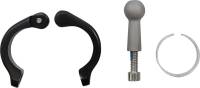 Ciro - Ciro Aluminum Clamp Kit - 1-1/8in. or 1-1/4in.  Round Bars - Black - 50139 - Image 2