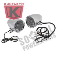 Kuryakyn - Kuryakyn Road Thunder Speaker Pods with Bluetooth Audio Controller by MTX - Chrome - 2712 - Image 1