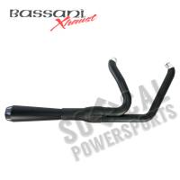 Bassani Manufacturing - Bassani Manufacturing Road Rage 2:1 Exhaust System - Black - Short - 1S32RB - Image 1