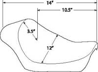 Drag Specialties - Drag Specialties Solo Seat - Smooth - 0804-0607 - Image 3