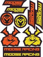 Moose Racing - Moose Racing Decal Sheet - Yellow/Orange - 4320-2206 - Image 2