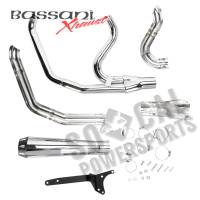 Bassani Manufacturing - Bassani Manufacturing Road Rage 2:1 Short Megaphone Exhaust System - Chrome - 1FXR2 - Image 5