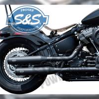 S&S Cycle - S&S Cycle Grand National Slip-On Mufflers - Race Only - Black Ceramic - 550-0737 - Image 1