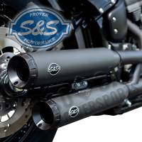 S&S Cycle - S&S Cycle Grand National Slip-On Mufflers - Race Only - Black Ceramic - 550-0737 - Image 3