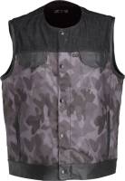 Z1R - Z1R Nightfire Camo Vest - 2830-0624 - Black/Gray - Small - Image 1