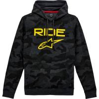 Alpinestars - Alpinestars Area Pullover Hoodie - 1232-51300-191L - Charcoal Camo/Black - Large - Image 1
