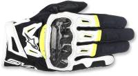 Alpinestars - Alpinestars SMX-2 V2 Air Carbon Gloves - 3567717-125-2X - Black/White/Fluorescent Yellow - 2XL - Image 1