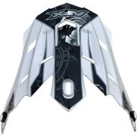 AFX - AFX Peak for FX-17 Gear Helmets - Silver - 0132-0814 - Image 2