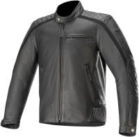 Alpinestars - Alpinestars Hoxton Leather Jacket V2 - 3105520-10-56 - Black - 56 - Image 1