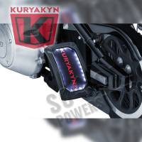 Kuryakyn - Kuryakyn Nova Curved Side Mount License Plate Holder - Vertical Mount - Gloss Black - 3191 - Image 2