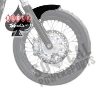 Klock Werks - Klock Werks Tire Hugger Series Top Hat Front Fender with Chrome Mounting Blocks for 19in. Wheel - KW05-06-0005-C - Image 2
