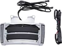 Ciro - Ciro LED License Plate Frames - Chrome Housing/Red LEDs/Light Smoke Lenses - 40301 - Image 1