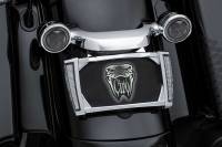 Ciro - Ciro LED License Plate Frames - Chrome Housing/Red LEDs/Light Smoke Lenses - 40301 - Image 3