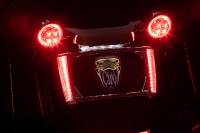 Ciro - Ciro LED License Plate Frames - Chrome Housing/Red LEDs/Light Smoke Lenses - 40301 - Image 4
