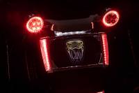 Ciro - Ciro LED License Plate Frames - Chrome Housing/Red LEDs/Light Smoke Lenses - 40301 - Image 5