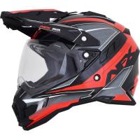 AFX - AFX FX-41DS Eiger Helmet - 0110-5353 - Black/Red - X-Large - Image 1