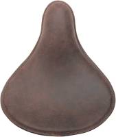 Drag Specialties - Drag Specialties Small Spring Solo Seat with Perimeter Stitch - Distressed Brown Leather - 0806-0039 - Image 2