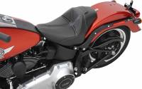 Saddlemen - Saddlemen Dominator Solo Seat with Backrest Option - Smooth SaddleHyde - 806-12-0042 - Image 1