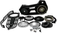 Belt Drives Ltd - Belt Drives Ltd 2in. Belt Drive Kit with Changeable Domes - Black - EV-725B - Image 2