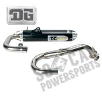 DG Performance - DG Performance Bullet Exhaust Complete System with Spark Arrestor - 105-4300 - Image 2