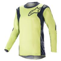 Alpinestars - Alpinestars Racer Hoen Jersey - 3761323-7166-LG - Night Navy/Fluo Green - Large - Image 1