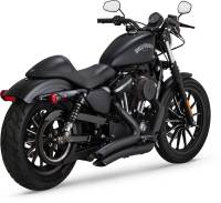Vance & Hines - Vance & Hines Big Radius 2-Into-2 Exhaust System - Black - 46067 - Image 1