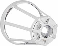 Arlen Ness - Arlen Ness Monster Sucker Air Cleaner Cover - Beveled - Chrome - 81-105 - Image 1