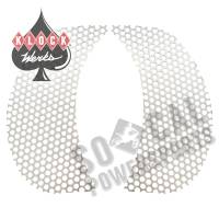 Klock Werks - Klock Werks Fairing Vent Screen - Round - Chrome - KWS-01-0368 - Image 1