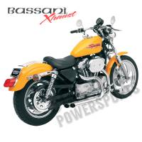 Bassani Manufacturing - Bassani Manufacturing Pro Street Exhaust System - Slash Cut - Chrome - XL-325F - Image 1