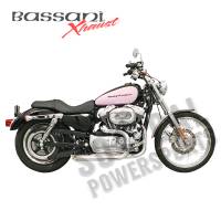 Bassani Manufacturing - Bassani Manufacturing Pro Street Exhaust System - Slash Cut - Chrome - XL-325F - Image 2