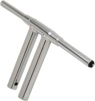 Drag Specialties - Drag Specialties 1-1/2in. Big Buffalo T-Bar - 10in. - Chrome - 0601-4324 - Image 2