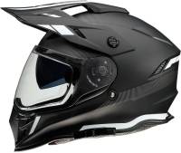 Z1R - Z1R Range Dual Sport Helmet - 0140-0010 - Black/White - Large - Image 1