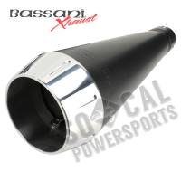 Bassani Manufacturing - Bassani Manufacturing Road Rage 2:1 Short Upswept Megaphone Exhaust System - Black - 14122J - Image 2