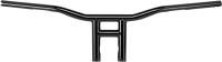 Biltwell Inc. - Biltwell Inc. 1in. Throttle-By-Wire Tyson XL 8in. Handlebar - Black Electroplated - 6238-2015 - Image 1