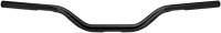 Biltwell Inc. - Biltwell Inc. 1in. Tracker O/S Mid Slotted Handlebar - Black Electroplated - 6308-2013 - Image 1