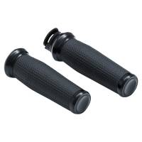 Kuryakyn - Kuryakyn Thresher Grips - Satin Black - 5939 - Image 1