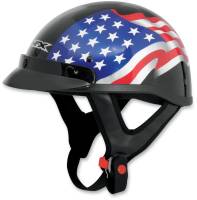 AFX - AFX FX-70 Beanie Flag Helmet - 0103-0825 - Freedom Black - Medium - Image 1