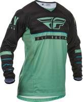 Fly Racing - Fly Racing Kinetic K120 Youth Jersey - 373-426YL - Sage Green/Black - Large - Image 1