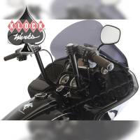 Klock Werks - Klock Werks Pullback Klip Hanger Handlebar - 14in. - Black/Black - KWH-01-0332 - Image 1