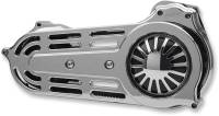 Belt Drives Ltd - Belt Drives Ltd 2in. Belt Drive Kit with Changeable Domes - Chrome - EV-725C - Image 1
