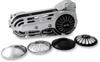 Belt Drives Ltd - Belt Drives Ltd 2in. Belt Drive Kit with Changeable Domes - Chrome - EV-725C - Image 3