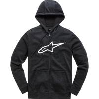 Alpinestars - Alpinestars Ageless II Fleece Zip-Front Hoody - 1038-53052-1020-S - Black/White - Small - Image 1